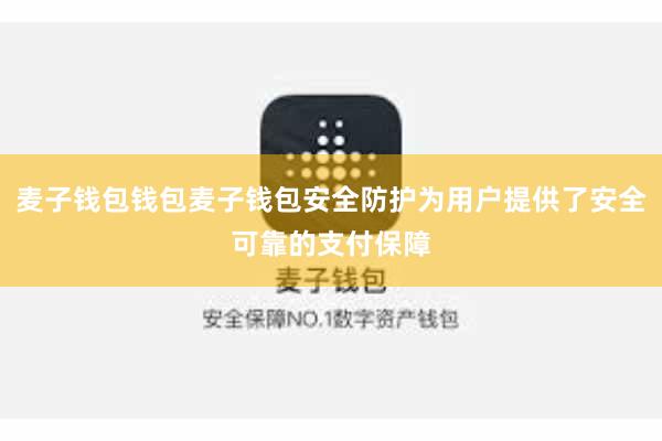 麦子钱包钱包麦子钱包安全防护为用户提供了安全可靠的支付保障