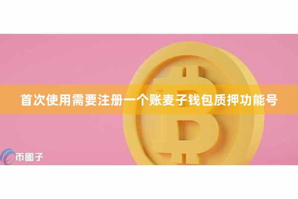 首次使用需要注册一个账麦子钱包质押功能号
