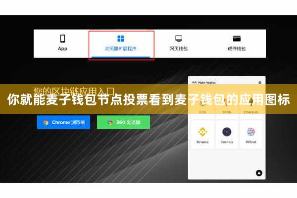 你就能麦子钱包节点投票看到麦子钱包的应用图标