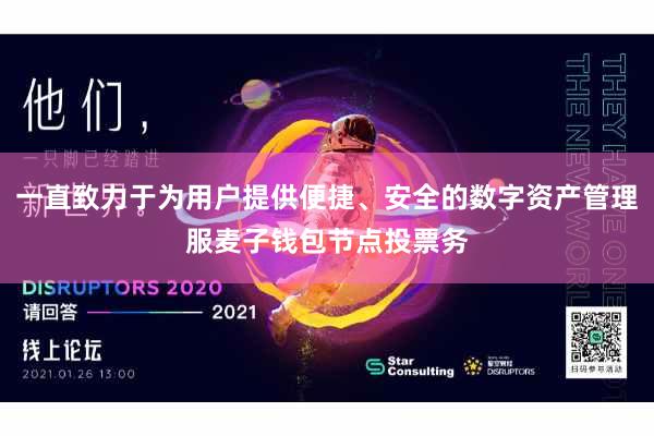 一直致力于为用户提供便捷、安全的数字资产管理服麦子钱包节点投票务